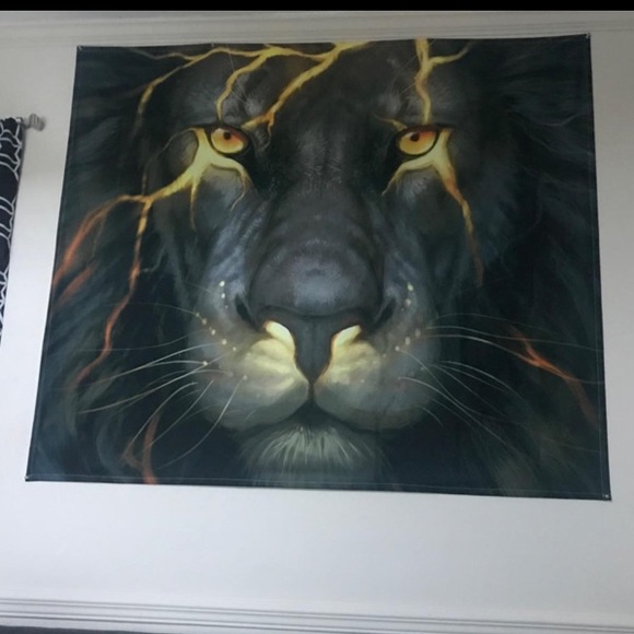 Lion King paninting Wall Tapestry Size 60’x80’ - Picture 5 of 5